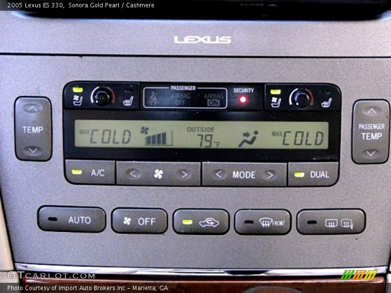 Controls of 2005 ES 330
