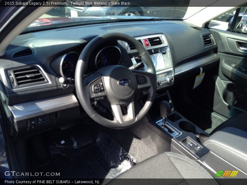 Twilight Blue Metallic / Slate Black 2015 Subaru Legacy 2.5i Premium