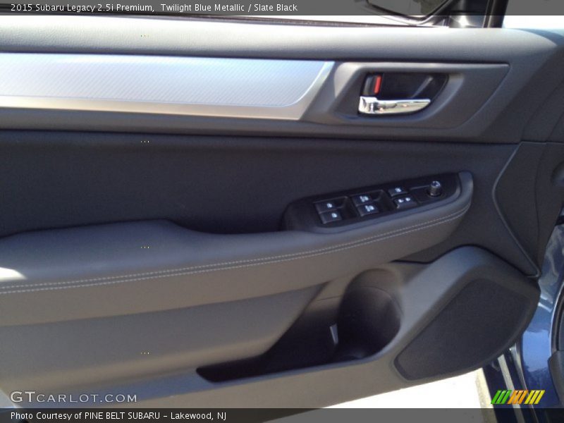 Twilight Blue Metallic / Slate Black 2015 Subaru Legacy 2.5i Premium