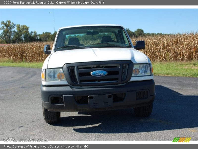 Oxford White / Medium Dark Flint 2007 Ford Ranger XL Regular Cab