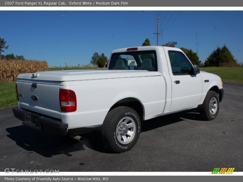 Oxford White / Medium Dark Flint 2007 Ford Ranger XL Regular Cab