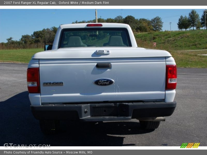 Oxford White / Medium Dark Flint 2007 Ford Ranger XL Regular Cab