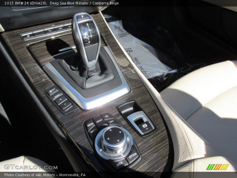 Deep Sea Blue Metallic / Canberra Beige 2015 BMW Z4 sDrive28i