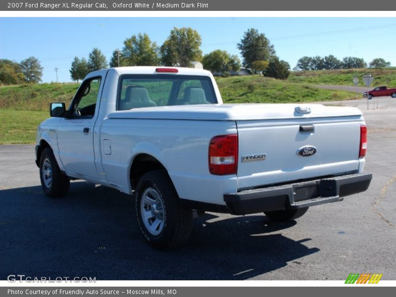 Oxford White / Medium Dark Flint 2007 Ford Ranger XL Regular Cab
