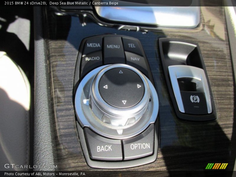 Deep Sea Blue Metallic / Canberra Beige 2015 BMW Z4 sDrive28i