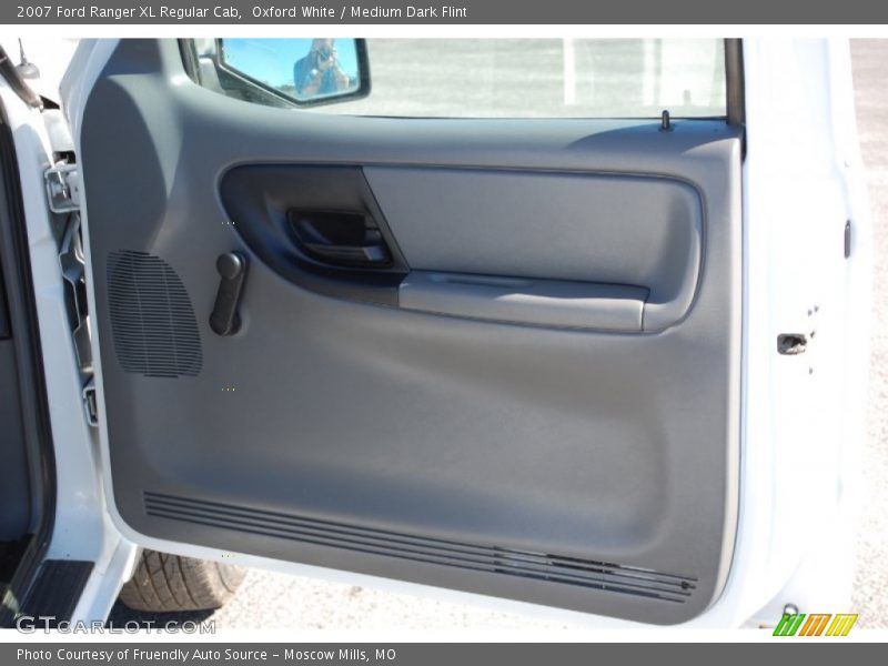 Oxford White / Medium Dark Flint 2007 Ford Ranger XL Regular Cab