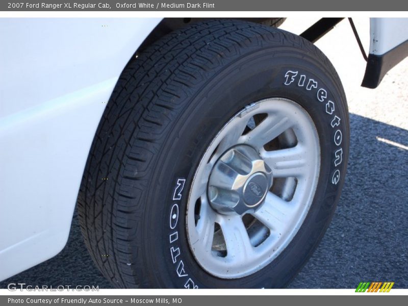 Oxford White / Medium Dark Flint 2007 Ford Ranger XL Regular Cab