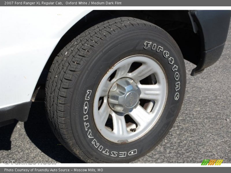 Oxford White / Medium Dark Flint 2007 Ford Ranger XL Regular Cab
