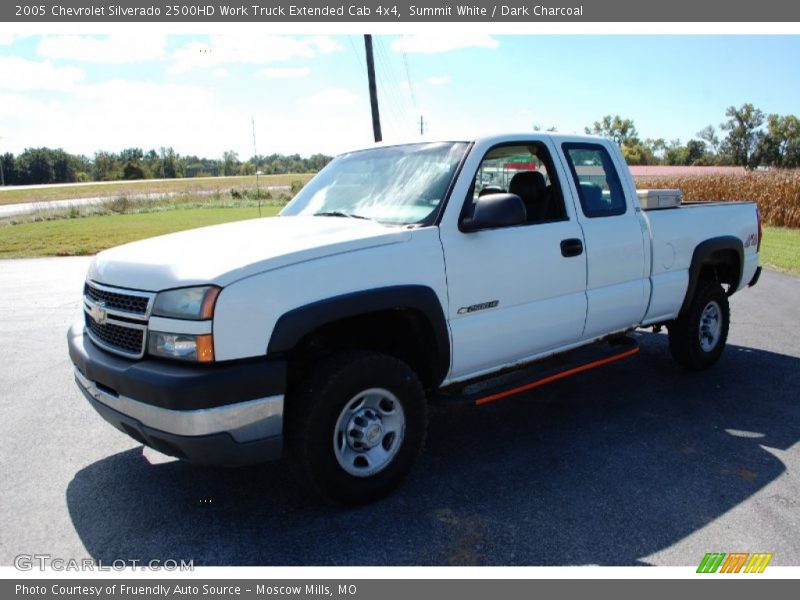 Summit White / Dark Charcoal 2005 Chevrolet Silverado 2500HD Work Truck Extended Cab 4x4