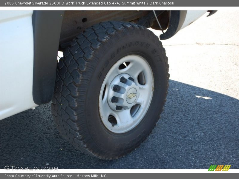 Summit White / Dark Charcoal 2005 Chevrolet Silverado 2500HD Work Truck Extended Cab 4x4