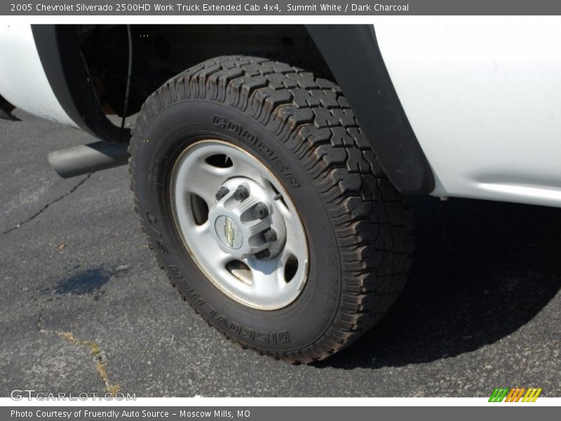 Summit White / Dark Charcoal 2005 Chevrolet Silverado 2500HD Work Truck Extended Cab 4x4