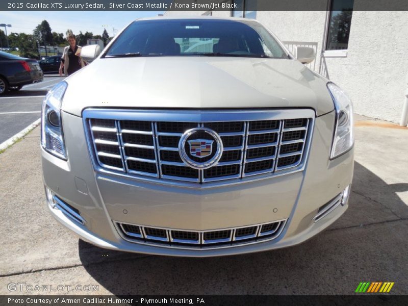 Silver Coast Metallic / Kona Brown/Jet Black 2015 Cadillac XTS Luxury Sedan