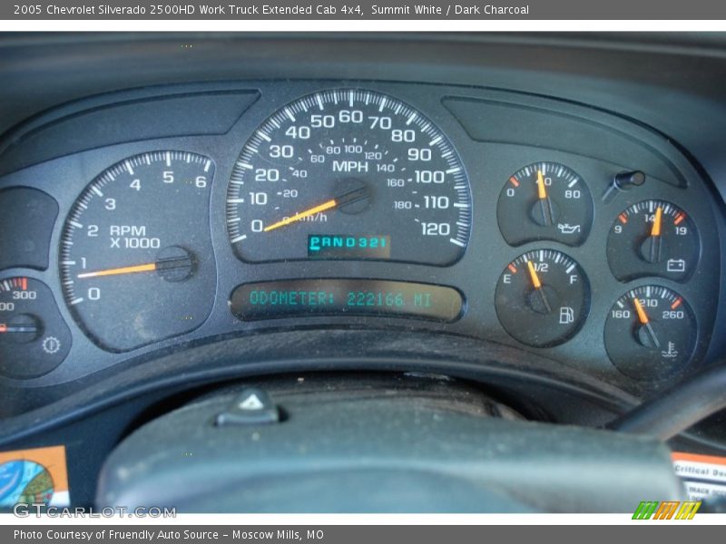Summit White / Dark Charcoal 2005 Chevrolet Silverado 2500HD Work Truck Extended Cab 4x4