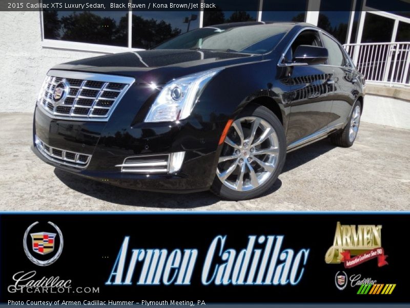 Black Raven / Kona Brown/Jet Black 2015 Cadillac XTS Luxury Sedan