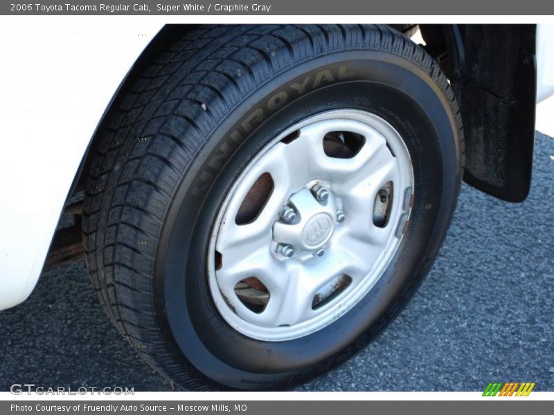 Super White / Graphite Gray 2006 Toyota Tacoma Regular Cab