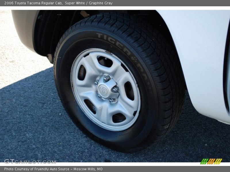Super White / Graphite Gray 2006 Toyota Tacoma Regular Cab