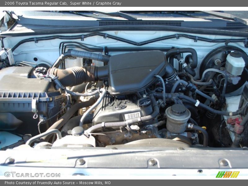 Super White / Graphite Gray 2006 Toyota Tacoma Regular Cab