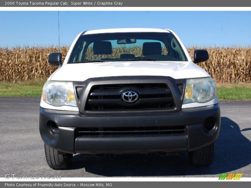Super White / Graphite Gray 2006 Toyota Tacoma Regular Cab
