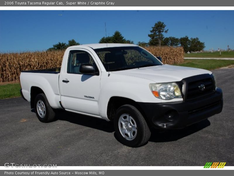 Super White / Graphite Gray 2006 Toyota Tacoma Regular Cab