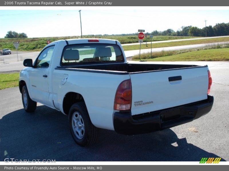Super White / Graphite Gray 2006 Toyota Tacoma Regular Cab