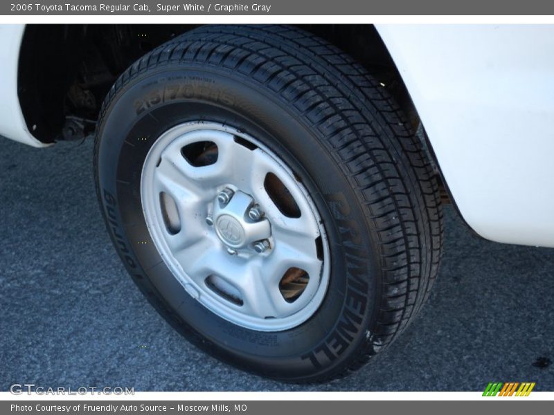 Super White / Graphite Gray 2006 Toyota Tacoma Regular Cab