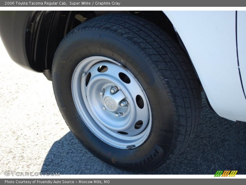 Super White / Graphite Gray 2006 Toyota Tacoma Regular Cab