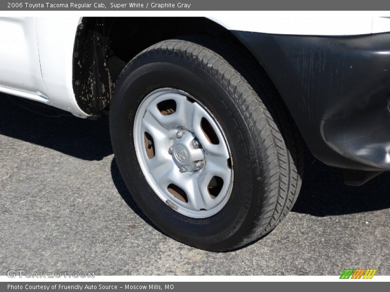 Super White / Graphite Gray 2006 Toyota Tacoma Regular Cab