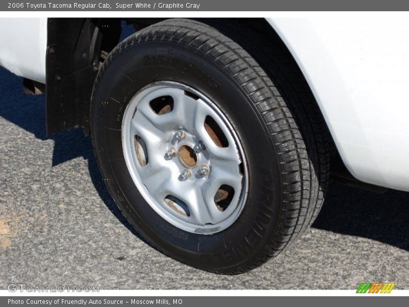 Super White / Graphite Gray 2006 Toyota Tacoma Regular Cab
