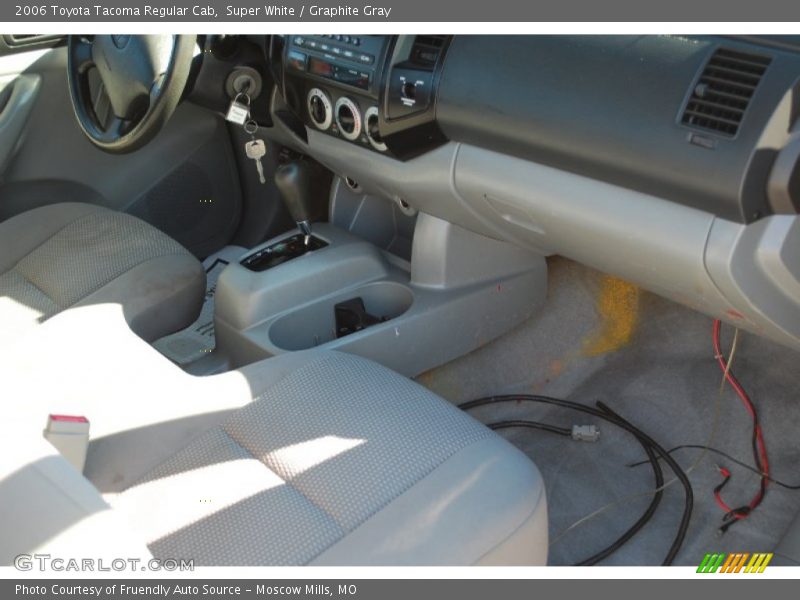 Super White / Graphite Gray 2006 Toyota Tacoma Regular Cab