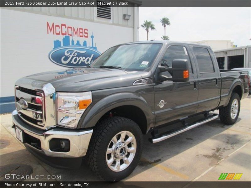 Magnetic / Black 2015 Ford F250 Super Duty Lariat Crew Cab 4x4