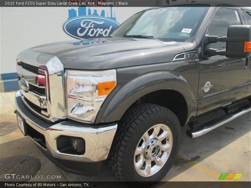 Magnetic / Black 2015 Ford F250 Super Duty Lariat Crew Cab 4x4