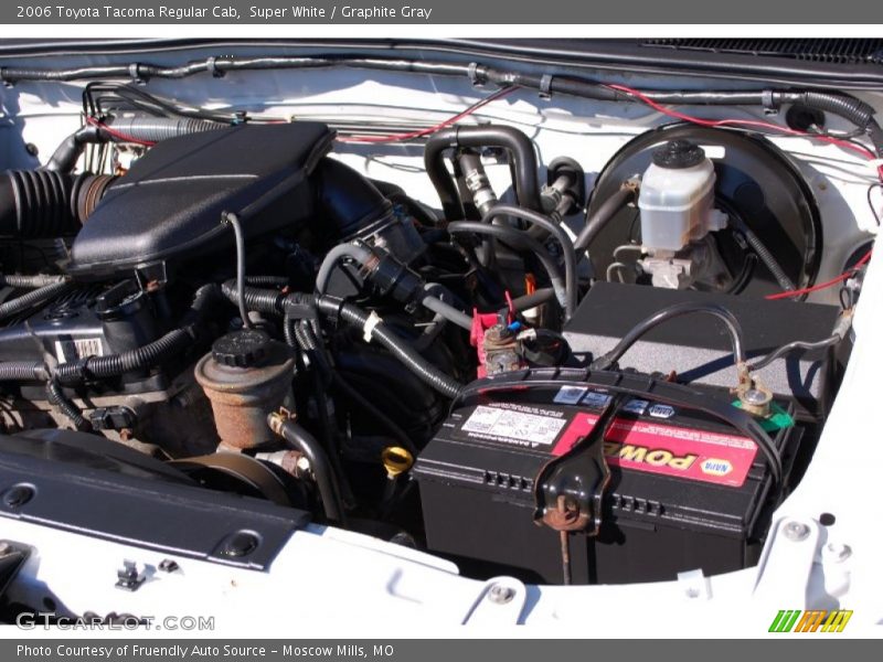 Super White / Graphite Gray 2006 Toyota Tacoma Regular Cab
