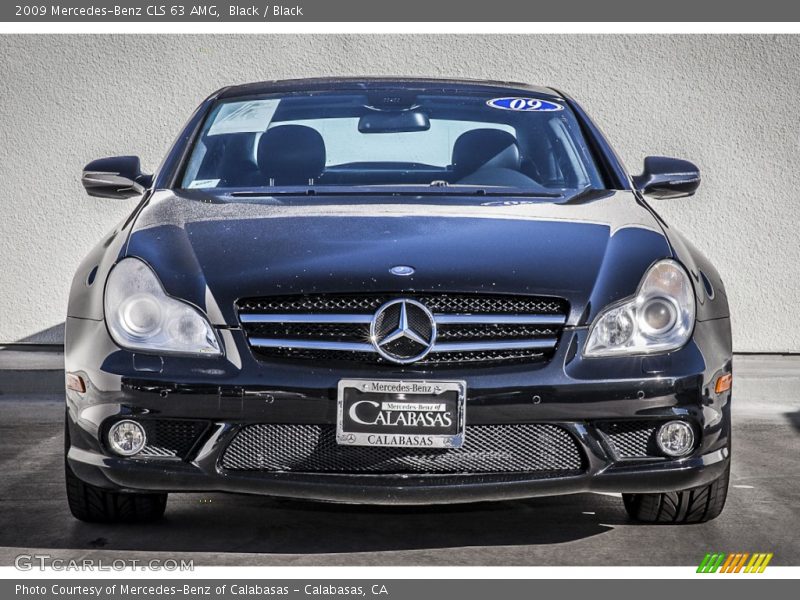 Black / Black 2009 Mercedes-Benz CLS 63 AMG
