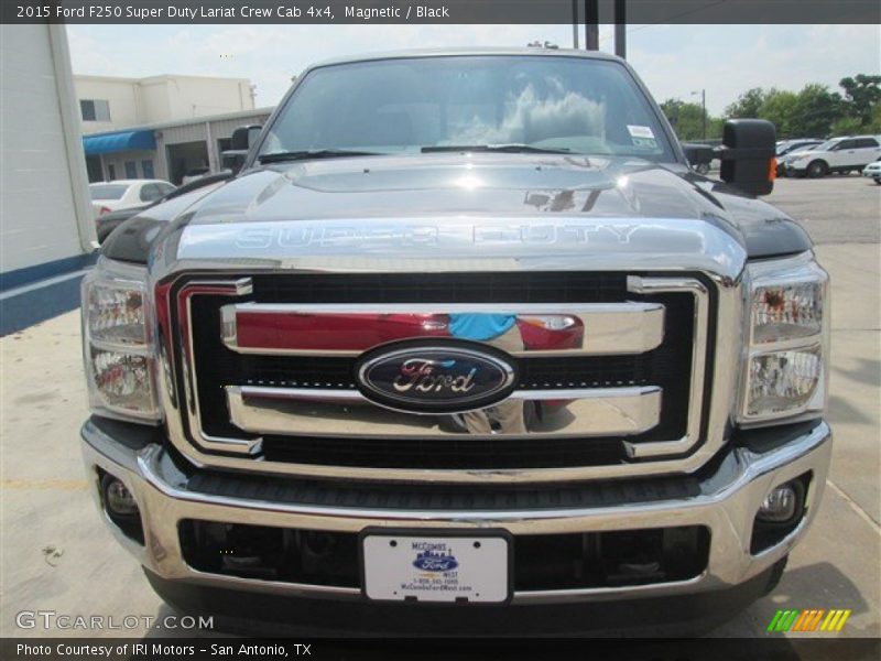 Magnetic / Black 2015 Ford F250 Super Duty Lariat Crew Cab 4x4