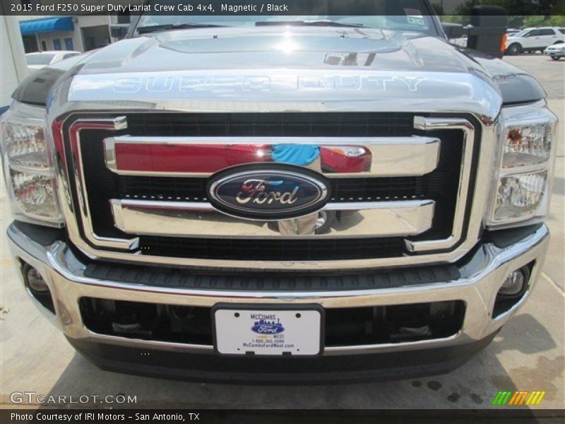 Magnetic / Black 2015 Ford F250 Super Duty Lariat Crew Cab 4x4