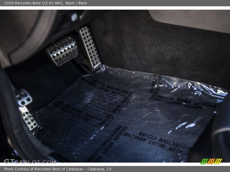 Black / Black 2009 Mercedes-Benz CLS 63 AMG