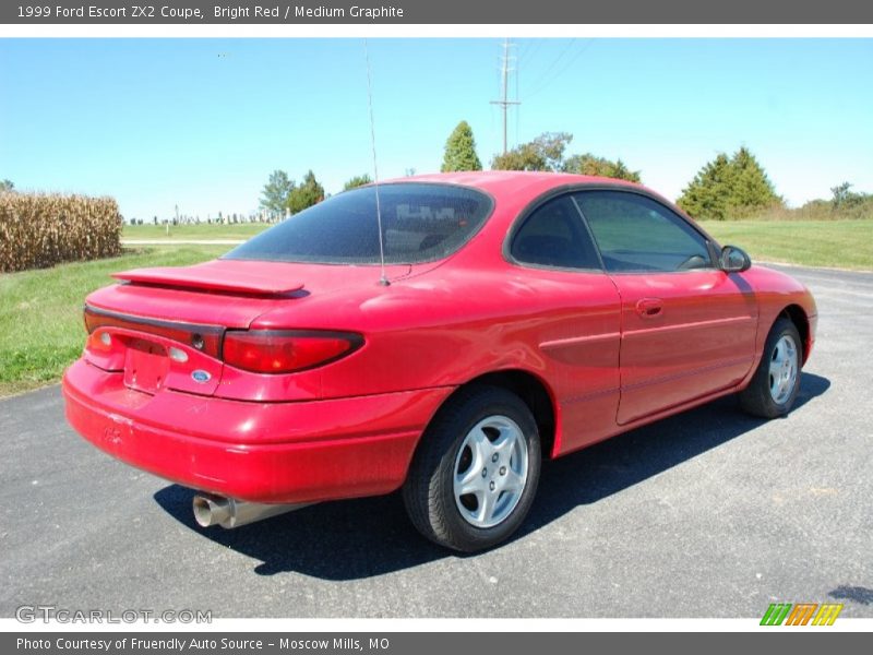 Bright Red / Medium Graphite 1999 Ford Escort ZX2 Coupe