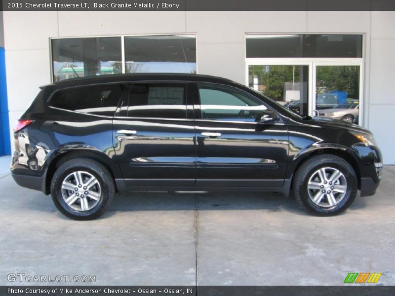 Black Granite Metallic / Ebony 2015 Chevrolet Traverse LT