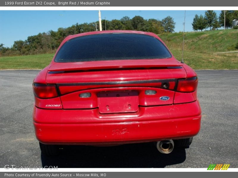 Bright Red / Medium Graphite 1999 Ford Escort ZX2 Coupe