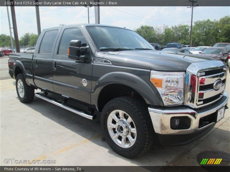 Magnetic / Black 2015 Ford F250 Super Duty Lariat Crew Cab 4x4