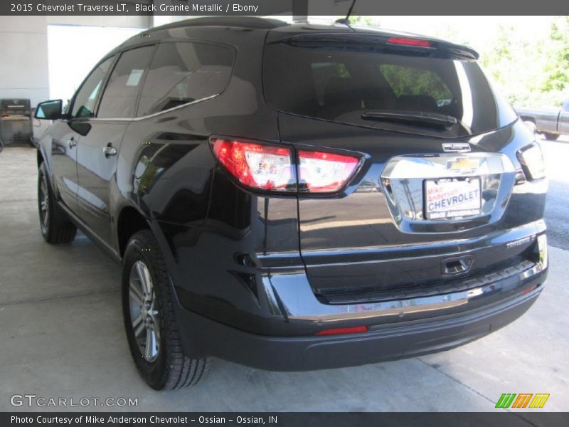 Black Granite Metallic / Ebony 2015 Chevrolet Traverse LT