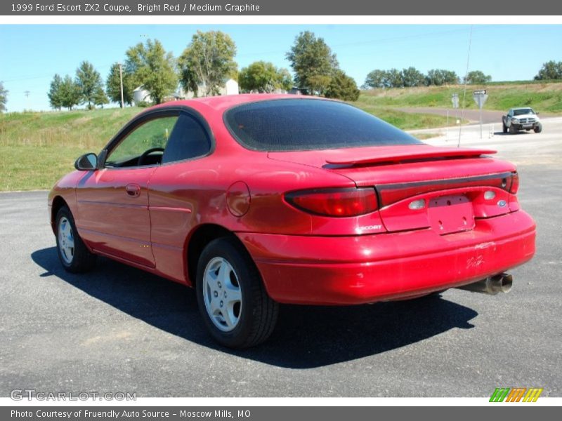 Bright Red / Medium Graphite 1999 Ford Escort ZX2 Coupe