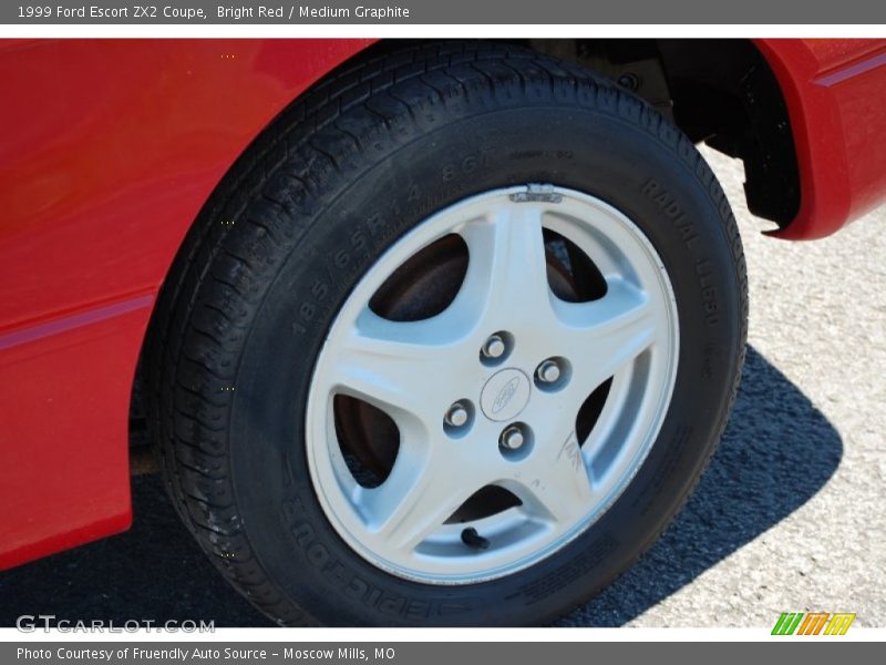 Bright Red / Medium Graphite 1999 Ford Escort ZX2 Coupe