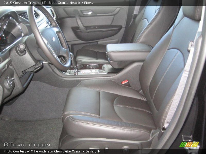 Black Granite Metallic / Ebony 2015 Chevrolet Traverse LT