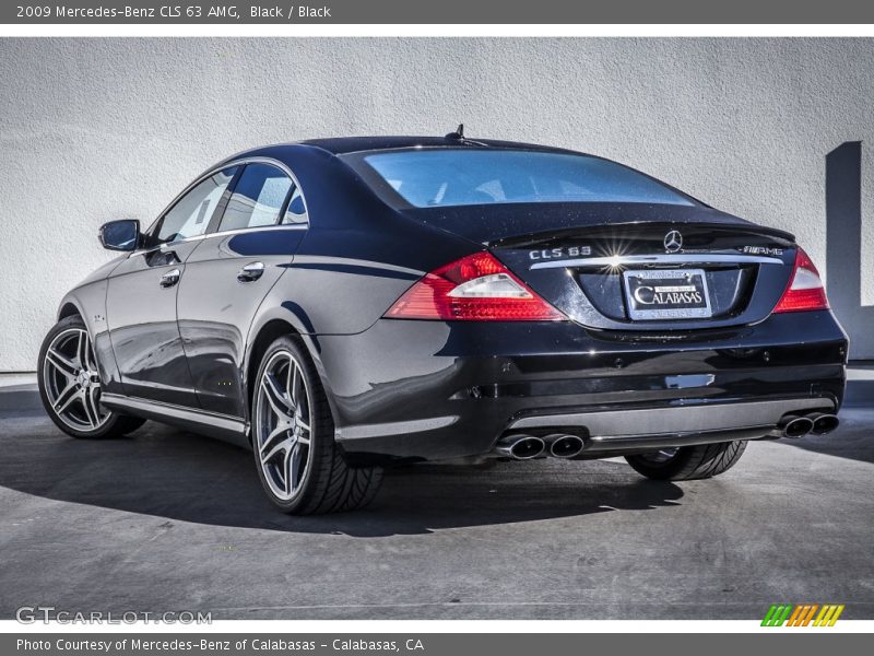 Black / Black 2009 Mercedes-Benz CLS 63 AMG