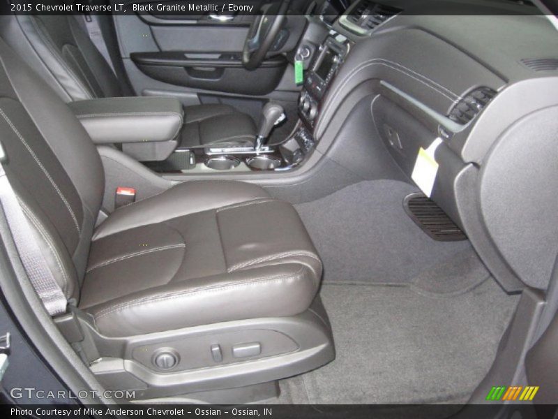Black Granite Metallic / Ebony 2015 Chevrolet Traverse LT