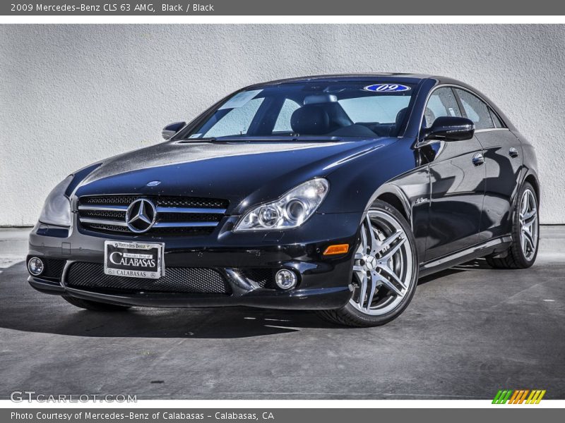 Black / Black 2009 Mercedes-Benz CLS 63 AMG