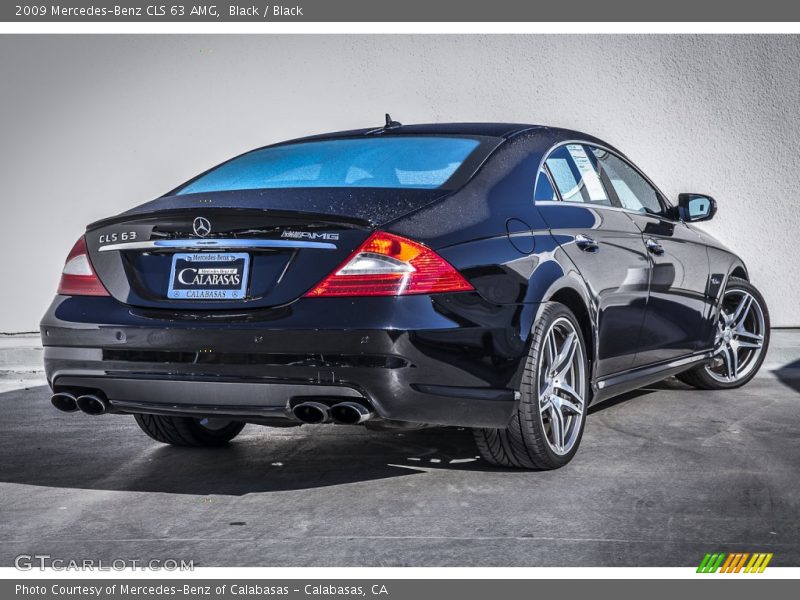 Black / Black 2009 Mercedes-Benz CLS 63 AMG