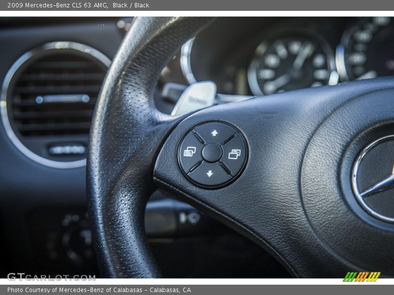 Black / Black 2009 Mercedes-Benz CLS 63 AMG