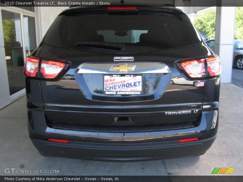 Black Granite Metallic / Ebony 2015 Chevrolet Traverse LT